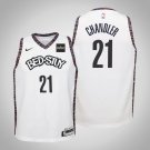 Women Brooklyn Nets #21 Wilson Chandler City Jersey White