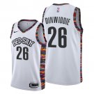 Women Brooklyn Nets #26 Spencer Dinwiddie City Jersey White