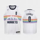 Women Denver Nuggets #0 Isaiah Thomas City Jersey White