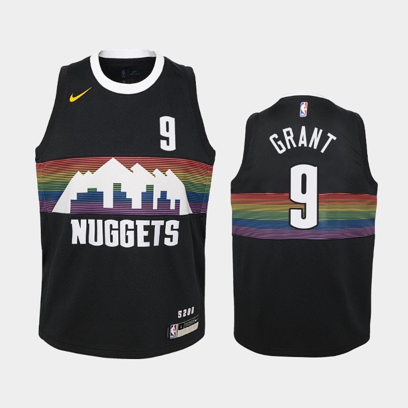 Women Denver Nuggets 9 Jerami Grant City Jersey