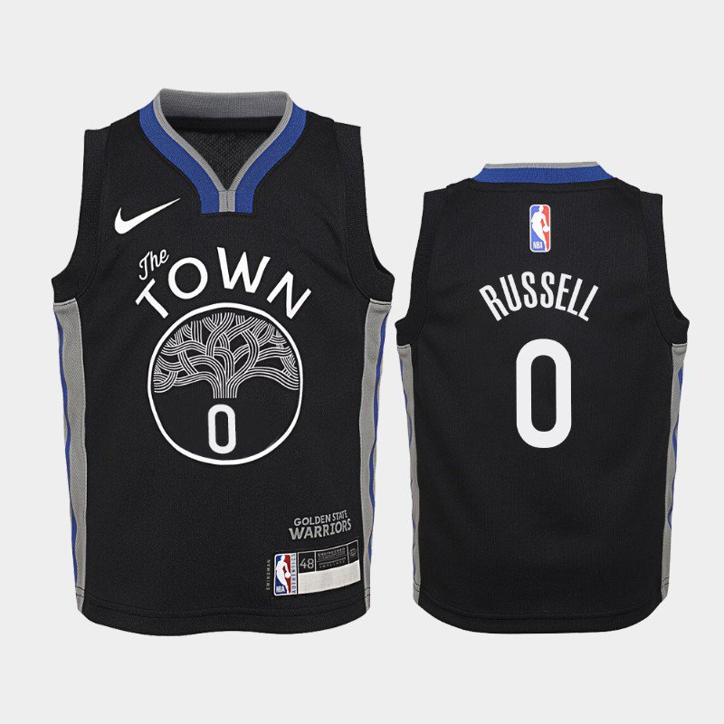 Women Golden State Warriors #0 D'Angelo Russell City Jersey