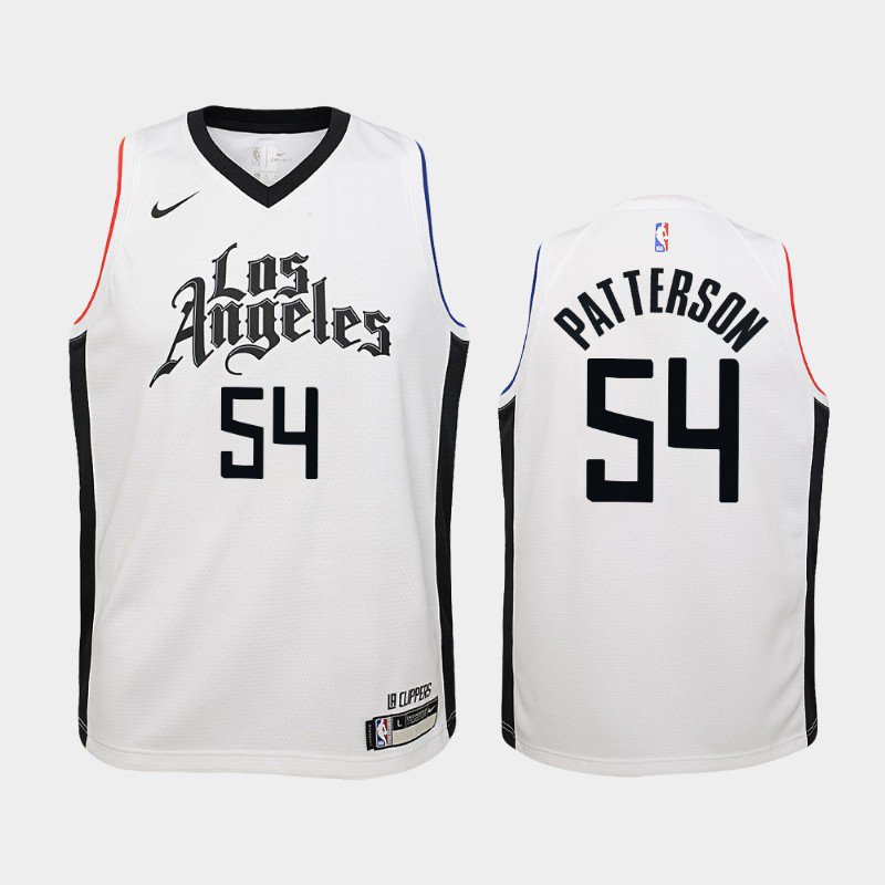 Women Los Angeles Clippers #54 Patrick Patterson City Jersey