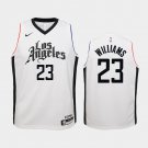 Women Los Angeles Clippers City #23 Lou Williams White Jersey