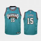 Women Memphis Grizzlies #15 Brandon Clarke Teal Jersey