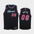 Women Miami Heat #00 Yante Maten Black City Jersey