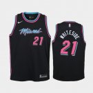 Women Miami Heat #21 Hassan Whiteside Black City Jersey
