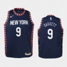 Women New York Knicks #9 R.J. Barrett City Jersey Navy
