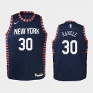 Women New York Knicks #30 Julius Randle City Jersey Navy
