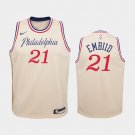 Women Philadelphia 76ers #21 Joel Embiid City Jersey