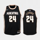 Youth Atlanta Hawks #24 Bruno Fernando City Jersey
