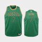 Youth Boston Celtics #7 Jaylen Brown City Jersey Green