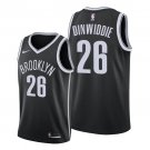 Youth Brooklyn Nets #26 Spencer Dinwiddie Icon Jersey Black