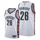 Youth Brooklyn Nets #26 Spencer Dinwiddie City Jersey White