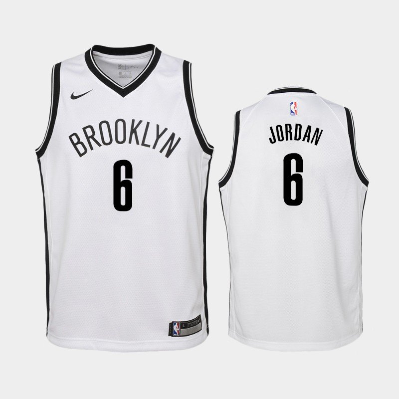 Youth Brooklyn Nets DeAndre Jordan Jersey white