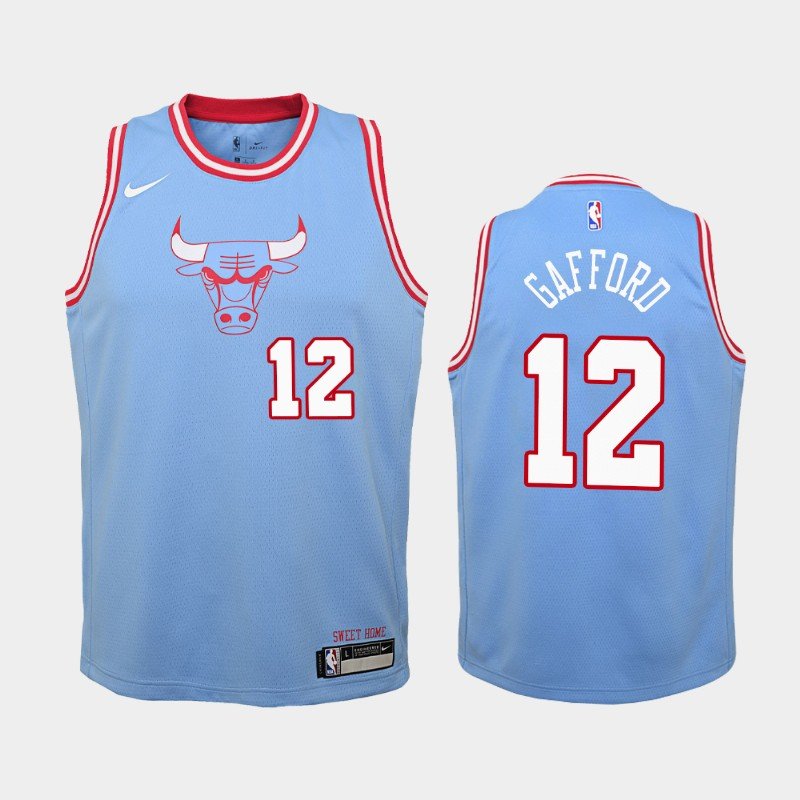 Youth Chicago Bulls #12 Daniel Gafford City Jersey