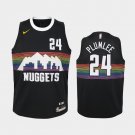Youth Denver Nuggets #24 Mason Plumlee City Jersey