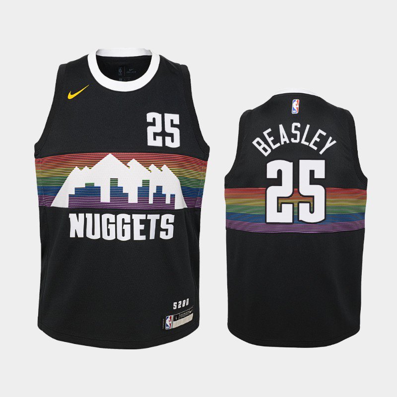 Youth Denver Nuggets #25 Malik Beasley City Jersey
