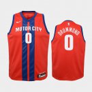 Youth Detroit Pistons #0 Andre Drummond City Jersey