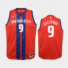 Youth Detroit Pistons #9 Langston Galloway City Jersey