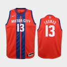 Youth Detroit Pistons #13 Khyri Thomas City Jersey