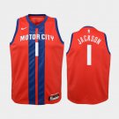 Youth Detroit Pistons #45 Sekou Doumbouya City Jerseys