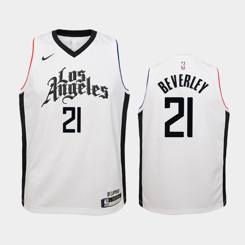 Youth Los Angeles Clippers #21 Patrick Beverley City Jersey