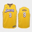 Youth Los Angeles Lakers #9 Rajon Rondo Gold City Jersey