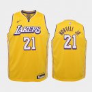 Youth Los Angeles Lakers #21 Zach Norvell Jr. Gold City Jersey
