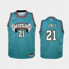 Youth Memphis Grizzlies #21 Tyus Jones Teal Jersey
