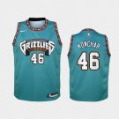 Youth Memphis Grizzlies #46 John Konchar Teal Jersey