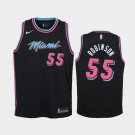 Youth Miami Heat #55 Duncan Robinson Black City Jersey