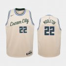 Youth Milwaukee Bucks #22 Khris Middleton City Jersey