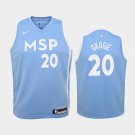 Youth Minnesota Timberwolves #20 Josh Okogie City Jersey