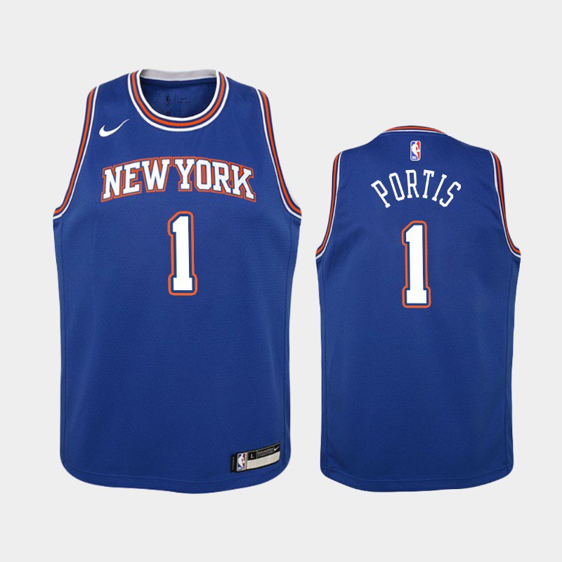 Youth New York Knicks #1 Bobby Portis Swingman Jersey