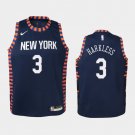 Youth New York Knicks #3 Maurice Harkless City Jersey Navy