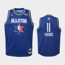 Youth Pacers #11 Domantas Sabonis Jersey 2020 All-Star