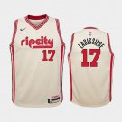 Youth Portland Trail Blazers #17 Skal Labissiere City Jersey