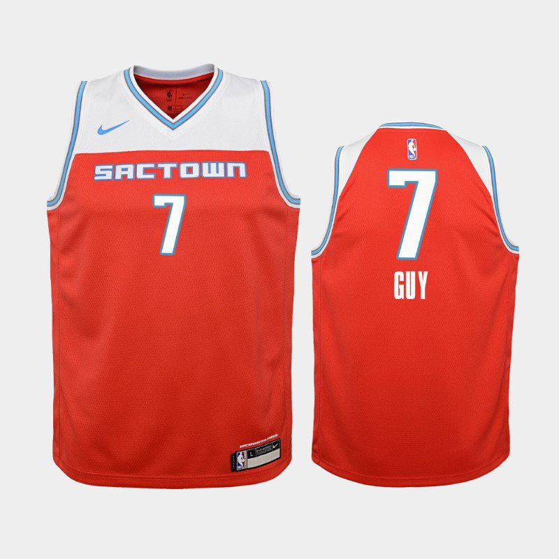Youth Sacramento Kings #7 Kyle Guy City Jersey