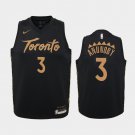 Youth Toronto Raptors #3 OG Anunoby  Black City Jersey