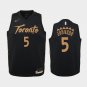 Youth Toronto Raptors #5 Stanley Johnson Black City Jersey