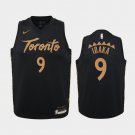 Youth Toronto Raptors #9 Serge Ibaka Black City Jersey