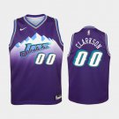 Youth Utah Jazz #00 Jordan Clarkson Swingman Jersey Purple