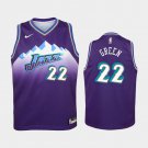 Youth Utah Jazz #22 Jeff Green Swingman Jersey Purple
