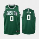 Youth Boston Celtics #0 Jayson Tatum Jersey Green