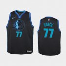 Youth Dallas Mavericks #77 Luka Doncic City Jersey Black