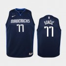 Youth Dallas Mavericks #77 Luka Doncic Swingman Jersey Navy