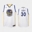 Youth Golden State Warriors #30 Stephen Curry Jersey White