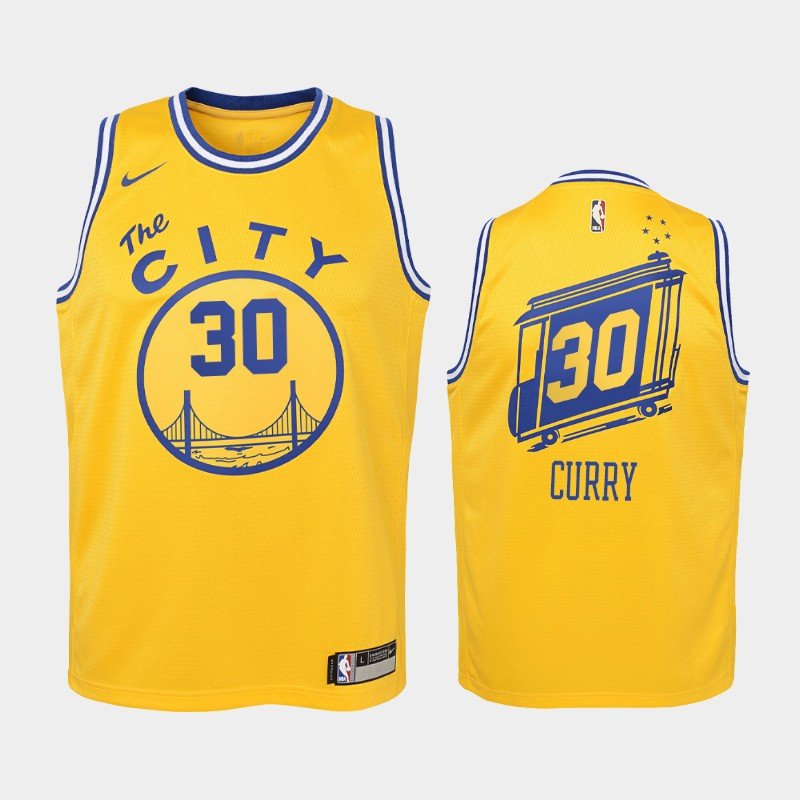 Youth Golden State Warriors Stephen Curry Jersey