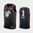 Youth Miami Heat #3 Dwyane Wade All-Star Jersey Black