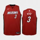 Youth Miami Heat #3 Zaire wade Swingman Jersey